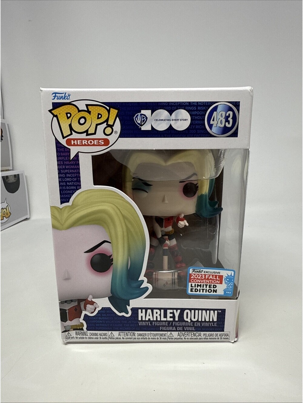 Funko Pop! Heroes Vinyl: Harley Quinn #483 NYCC Exclusive LE